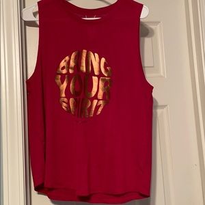 Peloton Spiritual Gangster Tank in Berry